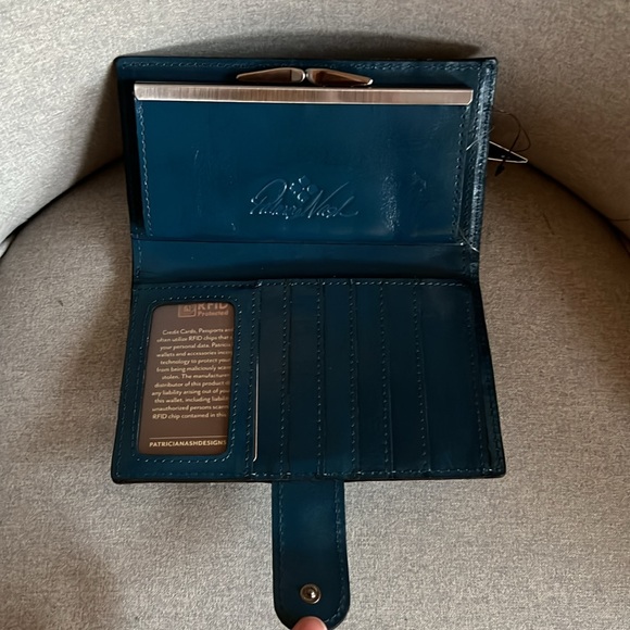 Patricia Nash linnet frame caribbean Blue - Picture 6 of 9